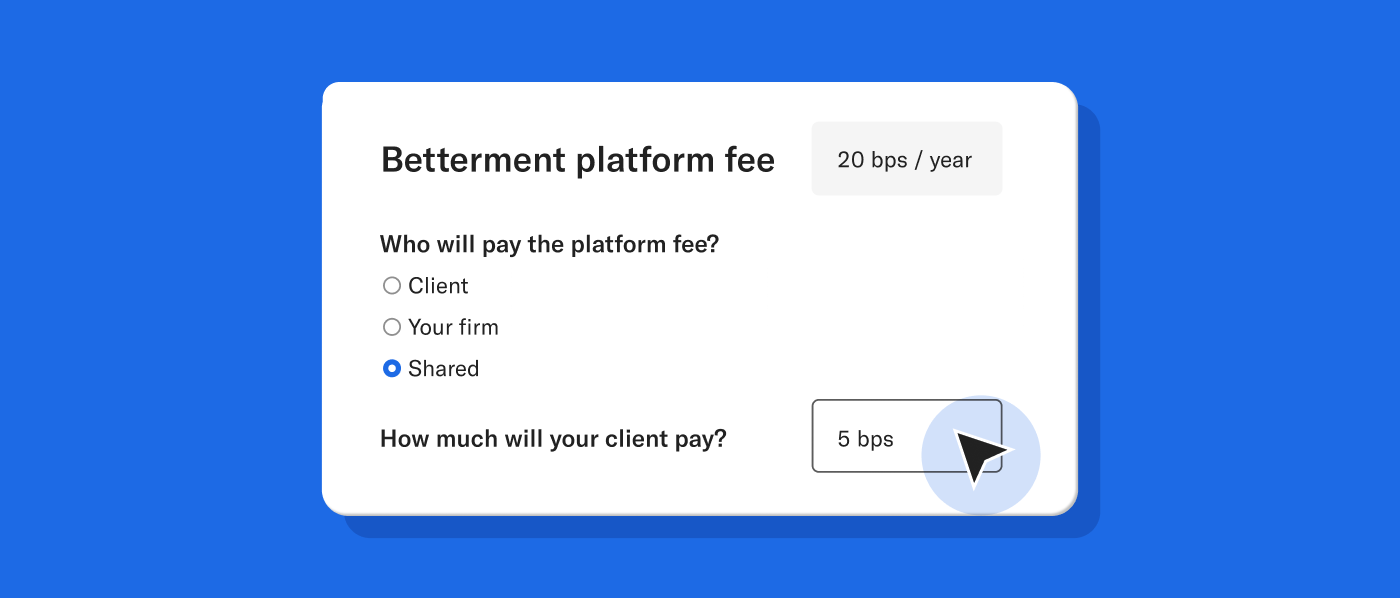 Flexible fee sharing